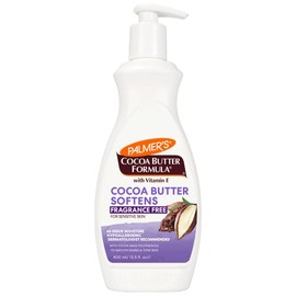 Palmer's Fragrance-Free Body Lotion with Nourishing Cocoa Butter 400ml - Ultimate Unscented Moisturizer Pack of 1