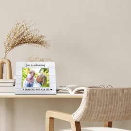 FLDAS Grandchild Picture Frame 8x10, Grandkids Picture Frames, First Time New Grandparents Gifts, Pregnancy Announcement for Grandparents, grandparents baby announcement Photo Frame 5X7