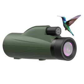 12X50 Monoculars for Adults High Powered Panoramic Low-Light Night Vision Monocular Portable Telescope - Waterproof Monoculars -BAK4 Prism FMC for Bird Watching Hunting