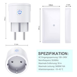 Window Contact Switch, Cooker Hood, Wireless Exhaust Control, Magnetic Contact and Radio Socket, Wireless Window Switch for Fireplace, Garage, Lighting Control