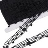 FINGERINSPIRE 20 Yards Hollow Music Note Ribbon 1-1/8 inch Cut