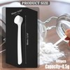 100pcs 0.5g Measuring Spoon, Mini Powder Scoops Teaspoon Micro Scoops