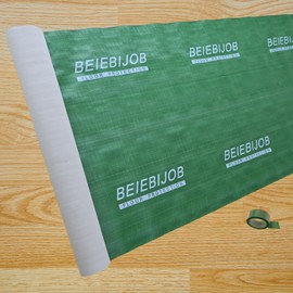 BEIEBIJOB 39"x100' Heavy-Duty Floor Protection Film & Wrap,Temporary Protective Floor Covering for Construction, Renovation, Painting,Green Surface Guard for Hardwood,Tile,Concrete(H-300G 39" x 100')