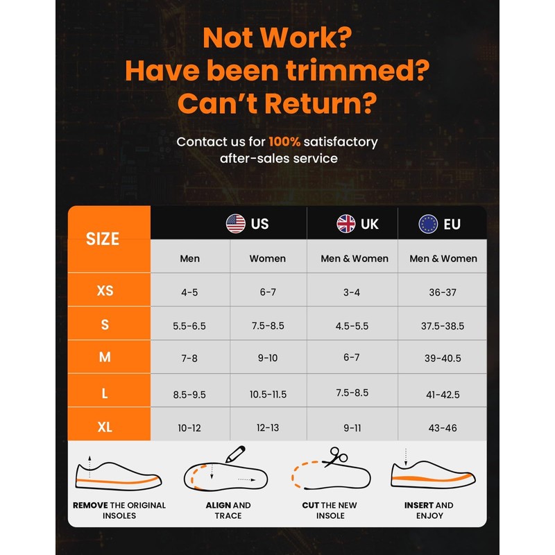 Semelles Orthopédiques Fasciite Plantaire-XS Shoes