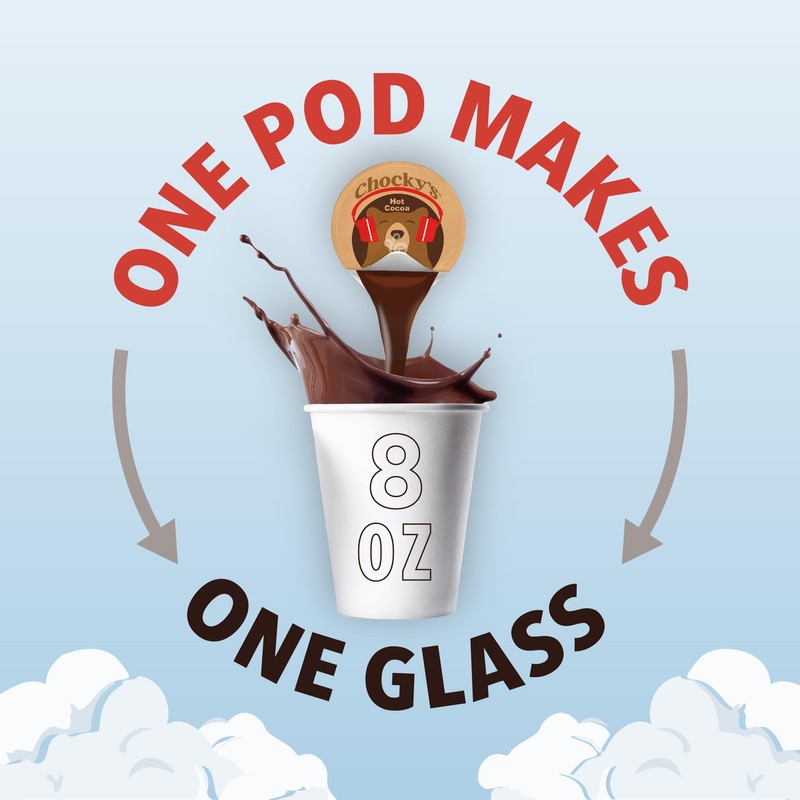 Chocky’s by Java House Single-Serve Hot Chocolate Pods - Peel