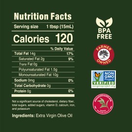 Pompeian Robust Extra Virgin Olive Oil, Contains Polyphenols, First Cold Pressed, 48 Fl Oz