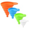 KUFUNG Kitchen Funnel Set 4 Pack - Food Grade Silicone