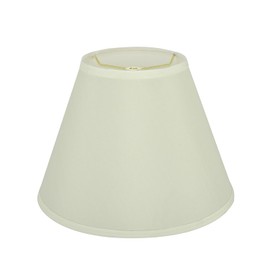 Aspen Creative 32195B Transitional Empire Shape Spider Construction Lamp Shade in Ivory, 6" Top x 12" Bottom x 9" Slant Height