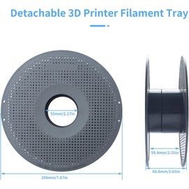 3D Printer Accessories AMS Detachable Filament Tray: High Temperature Reusable Filaments Reel Holder for 500g 1kg PLA ABS PETG TPU Spool