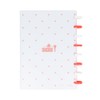 Sunstar Stationery S2642867 Mizutama Notebook, Ring Notebook, A5, Red