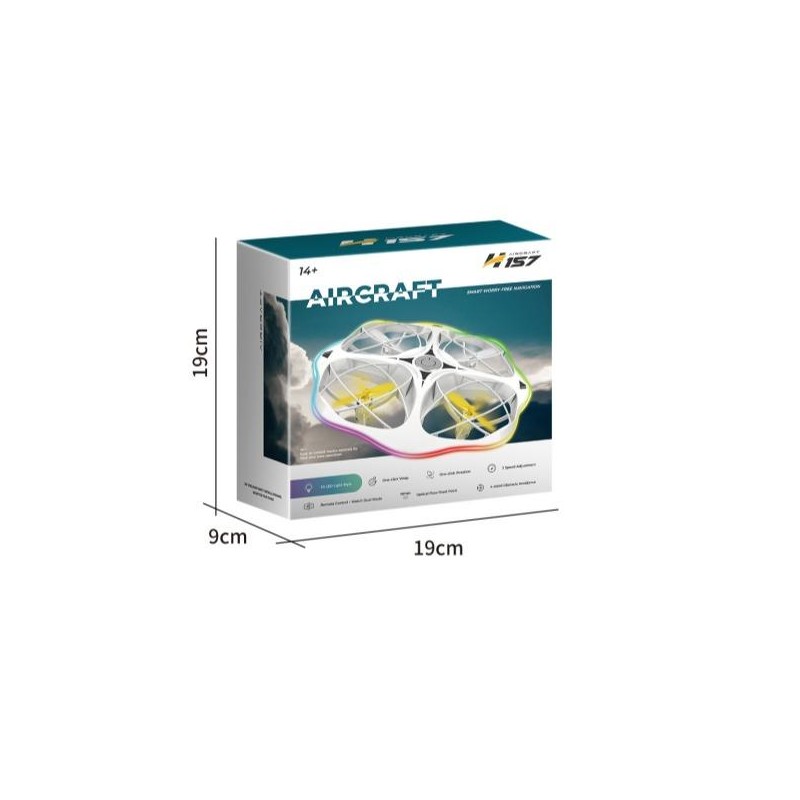 RC Smart Controlled UFO Aircraft Toys - 3 Speeds Remote