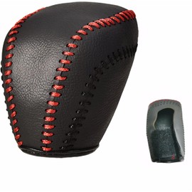 Car Shift Knob Cover Fits All Vehicles Velcro Mounting Design Easy Installation Protects Against Dirt and Scratches Interior Scratch Top Quality Fits Toyota Rise (RAIZE), Daihatsu Rocky and More (B)