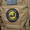 Forklift certified meme 3" circle hook & loop tactical patch