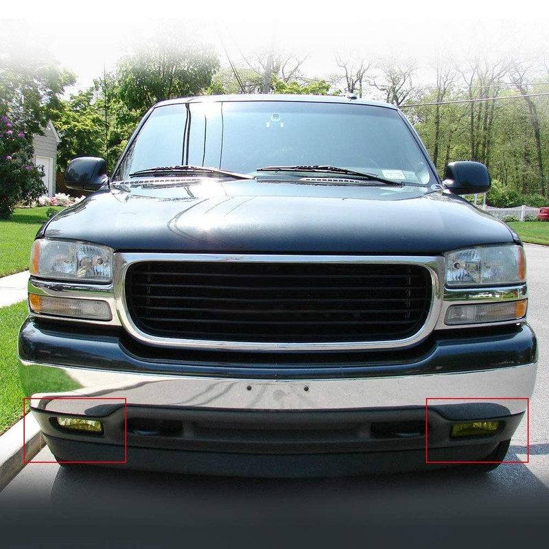 PIT66 Fog Lights, Compatible with 99-02 GMC Sierra/Fit 00-06 GMC