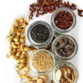 Cheer Collection Rotating Spice Rack with 12 Jars Silver