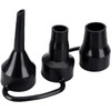 Black Air Pump Replacement Nozzles, Plastic Nozzles for Inflatables, 3