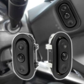 X AUTOHAUX Pair Radio Control Steering Wheel Switches for Chrysler for Jeep for Dodge for Ram 04685729AB 04685728AB Driver and Passenger Side