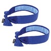 Cooling Bandana, Blue, Lined with Evaporative PVA Material for Fast