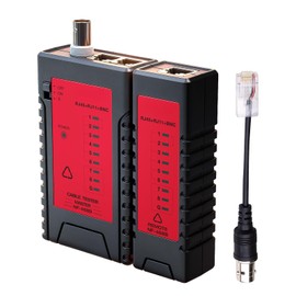 Professional Network Cable Tester, 3-in-1 RJ45 RJ11 BNC Ethernet Tester