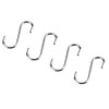 Garosa 4pcs S Ganchos de Acero Inoxidable ganchos en forma