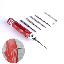 Renjzle Sujibori Chisel Carving Streak Carving Muscle Carving Suji Bolivoli Carving Figure, Plastic Model, Mold, Model, Tool, Line Gel, Chisel Set, Set of 5, 0.0007, 0.02, 0.02, 0.03, 0.03, 0.04,