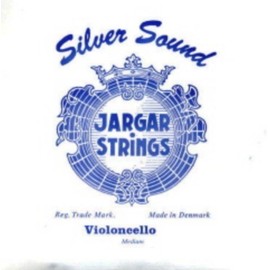 Cello String - Jargar (Blue) (Silver) 4a Medium Cello 4/4 (C) Do (One Piece)
