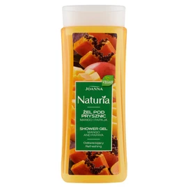 JOANNA Naturia Duschgel Extrakt aus Mango und Papaya - Gründlich Gereinigte und Erfrischte Haut - Damen Pflegedusche - Duschgel für Damen - Angenehmer Duft - 300 Ml