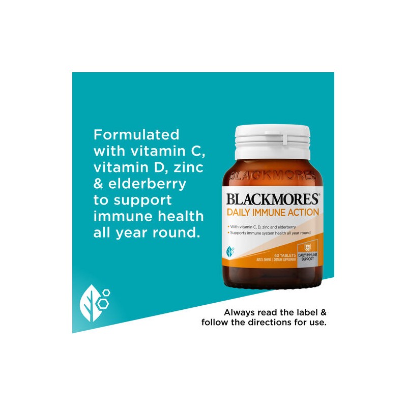 Blackmores Daily Immune Action 60 Tablets