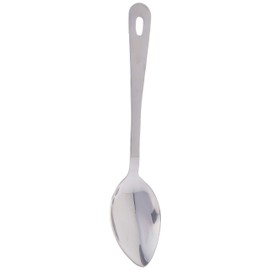 Genware Nev-300012 Serving Spoon With Hanging Hole, Stainless Steel, Silver, 12"