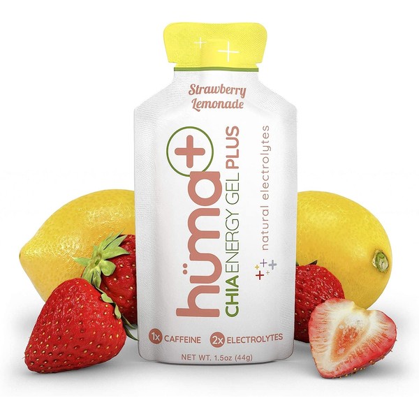 Huma Plus (Double Electrolytes) - Chia Energy Gel, Strawberry Lemonade