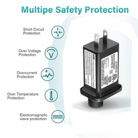 KONKIN BOO Replacement LED Transformer Model JT-EL/FC300V0200-C Class 2 Power Supply IP44 LED Light Controller Low Voltage Transformer for Christmas String Light Inflatable Decorations (30V6W 1PCS)
