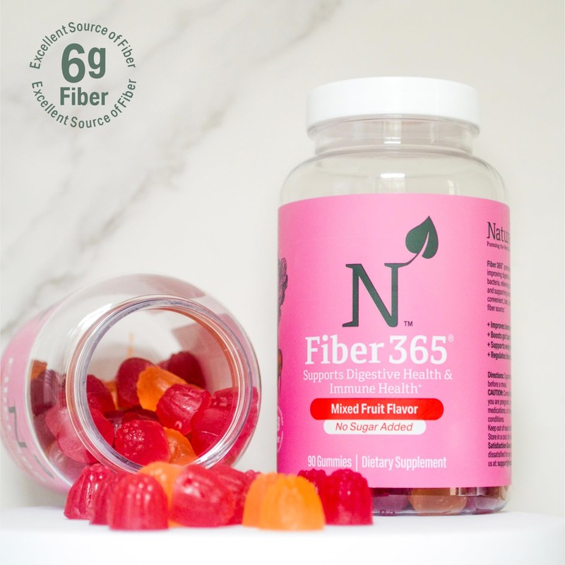 Nature M.D. Fiber 365 Gummies Fiber Gummies for Adults |