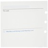 Filofax Personal Week to View Any Year undated Diary,white