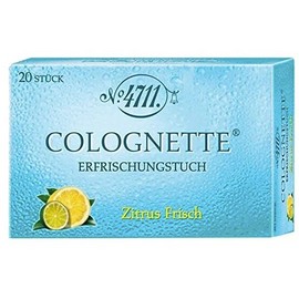 6 boxes 60 pcs 4711 SCENTED TISSUES REFRESHING LEMON Colognette NEW IN BOX