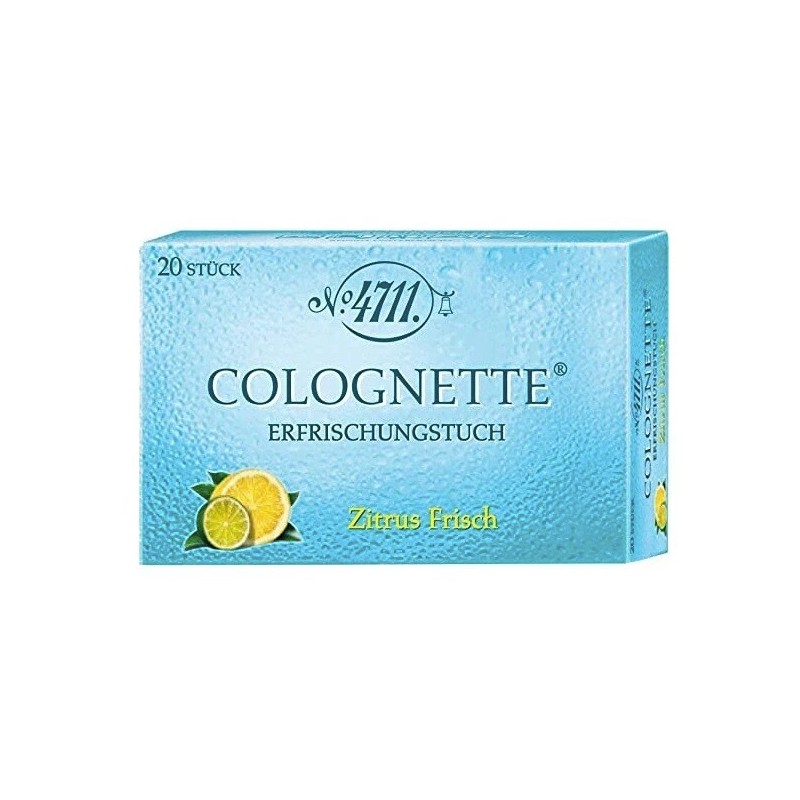 6 boxes 60 pcs 4711 SCENTED TISSUES REFRESHING LEMON Colognette