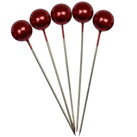 Corderie Italiane 50 x Decorative Pins Diameter 10 x 50 mm Red 006042600