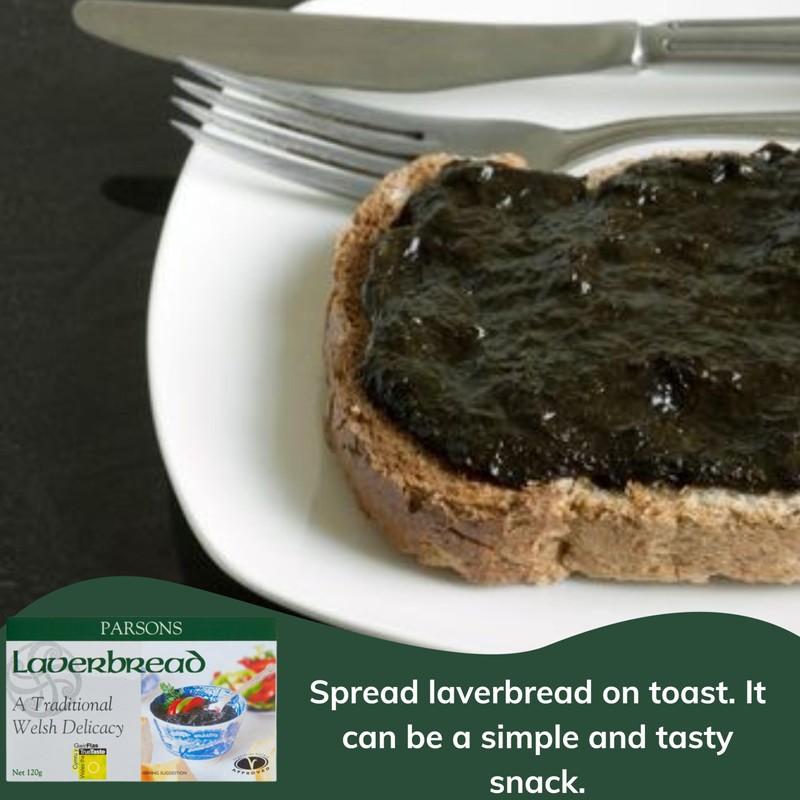 Laverbread Welsh 120g x3, Wooden Spreader