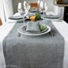 Linen & Cotton Luxury Hemstitched Table Runner SCANDI, 100% Linen