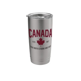 Canada Maple Leaf Flag Canadian Stainless Steel Insulated Tumbler
