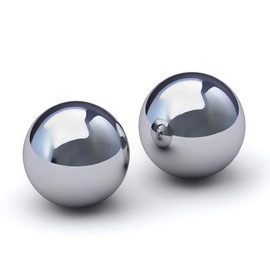 Happy Sales HSHB-CRM, Chinese Health Balls Baoding Iron Ball, Chrome, Order Comes with Random Color Pick