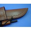 Cross draw knife sheath for the buck Selkirk with a
