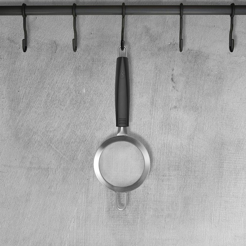 Lurch "Tango Strainer, Silver/Black, 11.5 cm, Medium