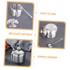 LIFKOME Kitchen Spice Organizer Stainless Steel Seasoning Jars Space-Saving Condiment