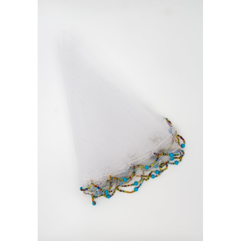BillionHers Coffee Table Food Covers - Beaded Round Handmade Net