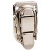 Small nickel-plated lock