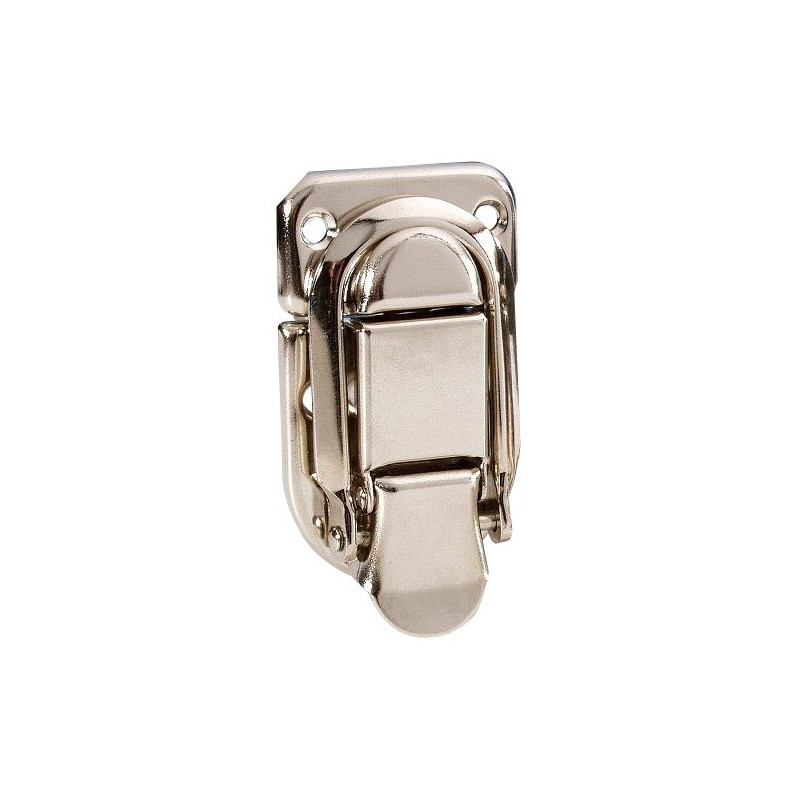 Small nickel-plated lock