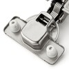 Ravinte 4 Pack 2 Pairs 1/2 Inch Overlay Brushed Nickel