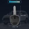 X AUTOHAUX Car Key Case 2 Buttons Remote Control Key