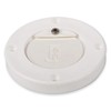 T-H Marine Flush Mount Scupper Valve Assembly - White