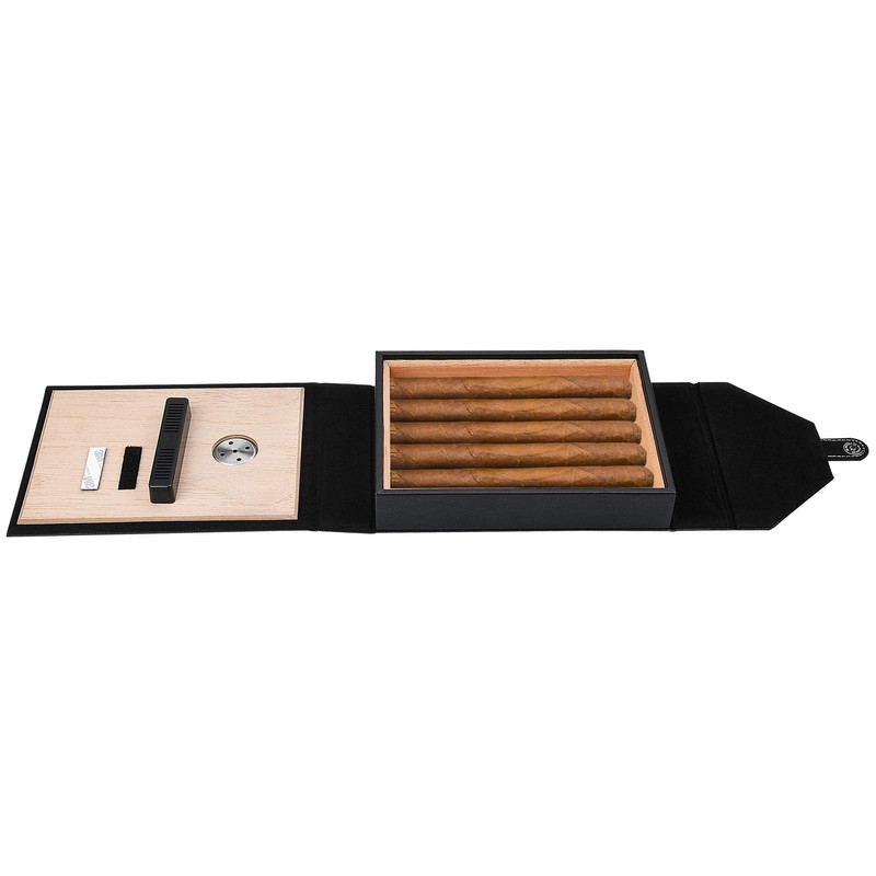 Cigar Humidor Accessories - SEEJI Cigar Case Wood Cedar -